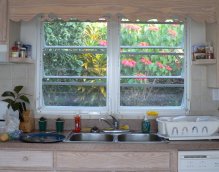 Iris kitchen window