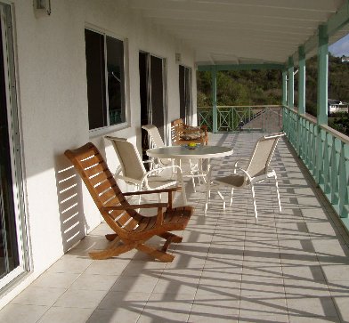 Upper veranda